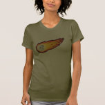 Crânio flamejante camiseta