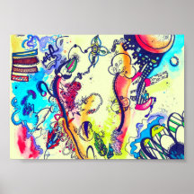Crescimento acima posters