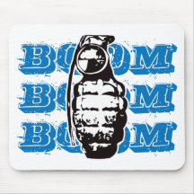 Crescimento do crescimento do crescimento - azul mouse pads