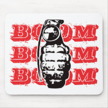 Crescimento do crescimento do crescimento - vermel mousepads