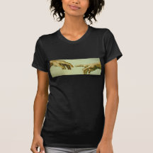 Criação de Adam (detalhe-mãos) Tshirts