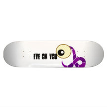 Criatura roxa dos Cyclops Skates Personalizados