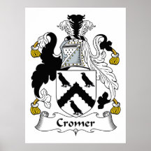 Crista da família de Cromer Posters