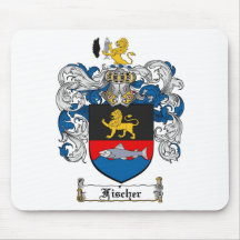 CRISTA DA FAMÍLIA DE FISCHER - BRASÃO DE FISCHER MOUSE PADS