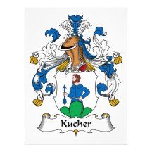 Crista da família de Kucher Convite Personalizado