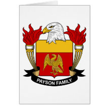 Crista da família de Payson Cartões