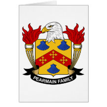 Crista da família de Pearmain Cartao