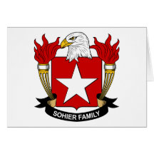 Crista da família de Sohier Cartoes