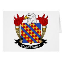 Crista da família de Solart Cartao