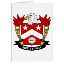 Crista da família de Swett Cartao