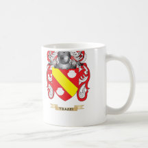 Crista da família de Trazzi (brasão) Caneca
