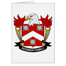 Crista da família do Rodman Cartão