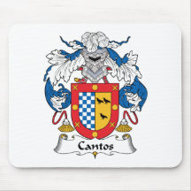 Crista da família dos Cantos Mousepad