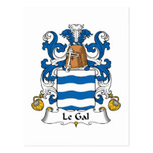 Crista de Le Galão Família Cartao Postal
