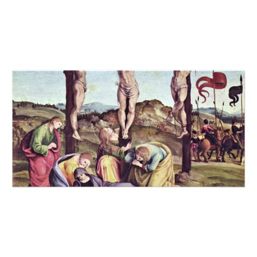Crucificação por Signorelli Luca (a melhor qualida Cartao Com Fotos
