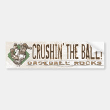 Crushin a bola! Bumpersticker Adesivo