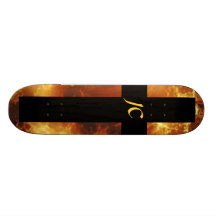 Cruz cristã do fogo JC Skates Personalizados
