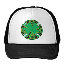 Cruz irlandesa do trevo bonés