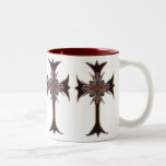 Cruz ornamentado caneca