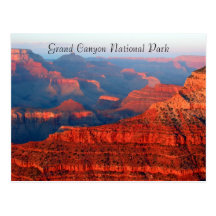 cumprimentos do vermelho do Grand Canyon Cartão Postal