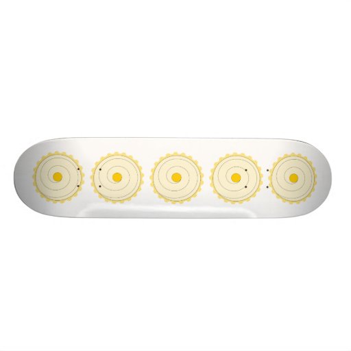 Cupcake amarelo. Bolo congelado Skates