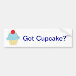 Cupcake azul adesivo