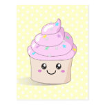 Cupcake bonito cartões postais