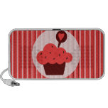 Cupcake brilhante caixinhas de som para notebook