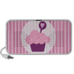Cupcake brilhante caixinhas de som para notebook