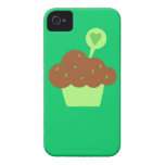 Cupcake brilhante capa de iPhone 4 Case-Mate