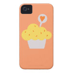 Cupcake brilhante capa iPhone 4