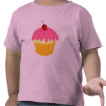 Cupcake cor-de-rosa t-shirts