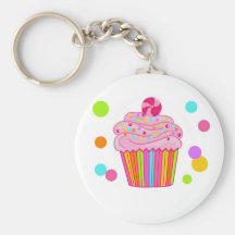 Cupcake da surpresa dos doces chaveiros