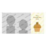 Cupcake. de Brown Cartao Com Fotos Personalizado