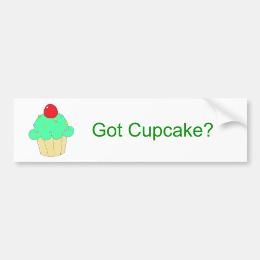 Cupcake obtido adesivo