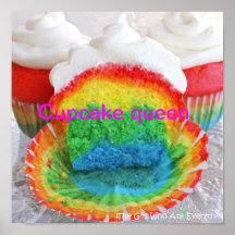 Cupcake, poster da rainha
