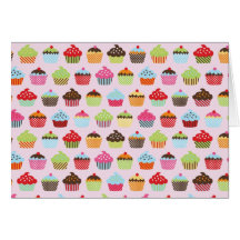Cupcakes bonitos cartoes