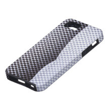 Curva metálica de prata moderna capas de iPhone 5 Case-Mate