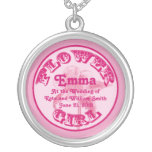 Custom Flower Girl Necklace
