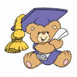 Cute Graduate Graduation Bear Photo Cut Out