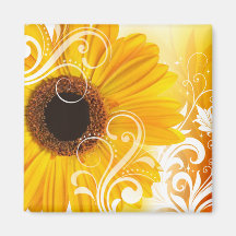 Da "Flourish margarida" por Cheryl Daniels (ouro) Imã