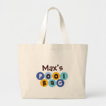 Da "saco retro anca piscina" customizável bolsa para compras