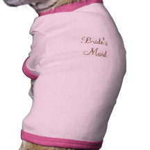 Da "T da empregada doméstica noiva" Roupas Para Cães