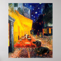 Dachshund (BT3) - café do terraço Posters