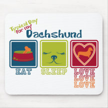 Dachshund [liso] mousepad