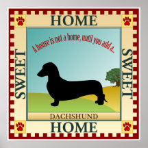 Dachshund [liso] posteres