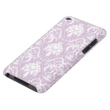 Damasco roxo e branco do cardo bonito capa iPod barely there