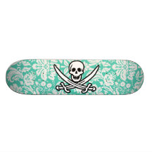 Damasco verde Roger alegre de Seafoam Skate Personalizado