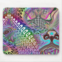 Dança de BEM para a paz Mousepad