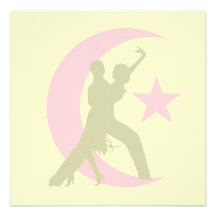 Dança de salão de baile convites